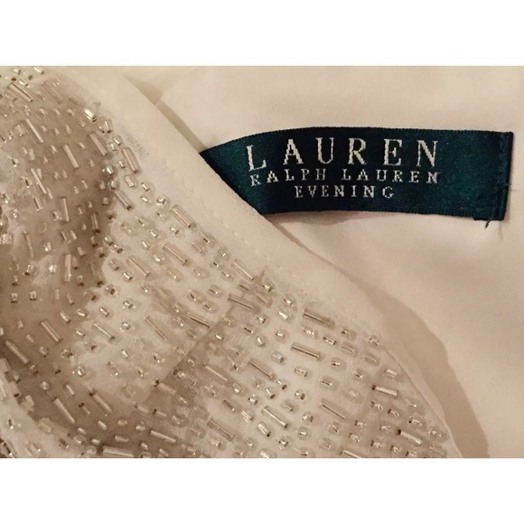 Ralph Lauren Evening Long Formal Wedding Silk Gown - Picture 7 of 8